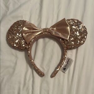 Rose Gold Disney Sequin Mouse Ears Headband